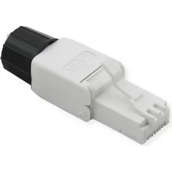 ROLINE feldkonfektionierbarer RJ-45-Stecker Cat.6A (Klasse EA), UTP, Weiß (21.17.0324)