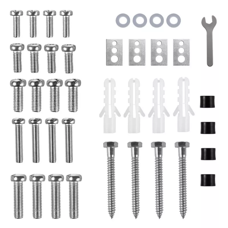 Wand-TV-Halterung MACLEAN MC-781 für Bildschirme von 66–177,8 cm (26–70 Zoll), neigbar -12–2°, VESA 100x100–400x400, max. Belastbarkeit 45 kg, schwarz