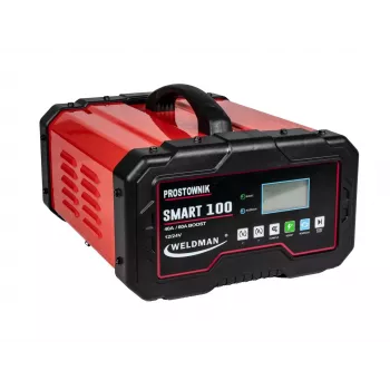 WELDMAN Inverter-Gleichrichter Smart 100 12V/24V mit Starthilfe — Fahrzeugladegerät und Starter
