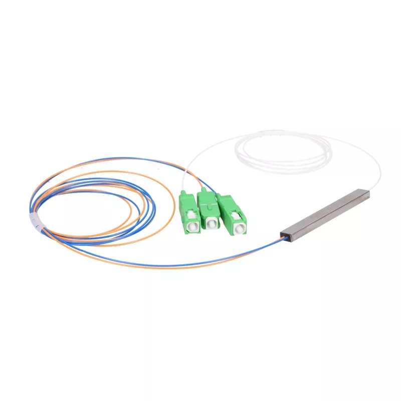 Kabel-Splitter Extralink Splitter 1:2 PLC SC/APC 900µm 1m weiß