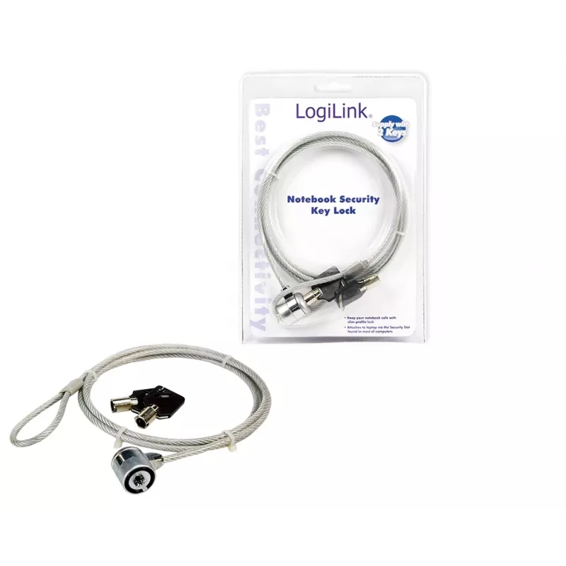 Notebook-Sicherheitsschloss LogiLink nbs003 1,5 m