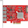 Delock PCI Express x4 Karte auf 4 x externen SuperSpeed USB 10 Gbps (USB 3.2 Gen 2) USB Typ-A Buchse - USB-Adapter - PCIe 3.0 x4 - USB 3.2 Gen 2 x 4 (90481)