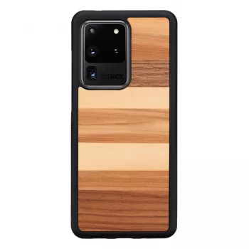 Schutzhülle man and wood Galaxy S20 Ultra — schwarzes Holzfinish