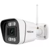 Foscam V8P Wi-Fi Überwachungskamera Weiß 8MP (3840x2160), Dual-Band-WLAN, integrierter Scheinwerfer und Alarmsirene (V8P-W)