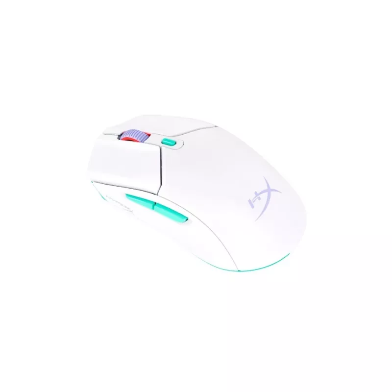 HyperX Pulsefire Haste 2 Core Wls - Gaming-Maus (Wht/Grn/Pur)