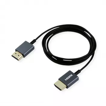 ROLINE HDMI-Coaxial Kabel ultraschlank 4K60 ST/ST - Kabel - Digital/Anzeige/Video (11.04.5938)