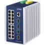 Managed Switch PLANET IP30 Industrial L3 16-Port Gigabit Ethernet