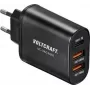VOLTCRAFT UC-3ACX001 VC-12231145 USB-Ladegerät Steckdosenadapter Ausgangsstrom (max.) 3000 mA 3 x USB, USB-C™ Buchse (Power Delivery) (VC-12231145)