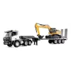 Amewi 2-in-1 Tieflader- und Bagger-Set G836E/G041E 1:24 RTR