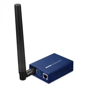 Netzwerk-Bridge PLANET HLB-100-EU868 802.11ah HaLow, externe Antenne, Wandmontage, blau, 94×70,3×26,2 mm
