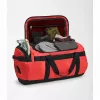 The North Face Base Camp Duffel L Reisetasche 95 L Polyester Schwarz, Rot