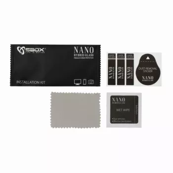 Sbox Nano Hybrid Glass 9H Displayschutzfolie für Samsung Galaxy Watch Active 2 44 mm