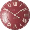 NeXtime klok 3083ro London Roman, Ø34.5 cm, Wanduhr, Rot/Weiß