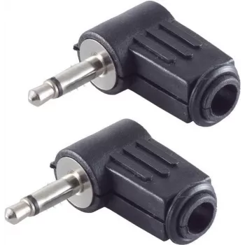 shiverpeaks BS51100-W2 Kabelverbinder 3.5 mm Schwarz Stecker 2 Stück