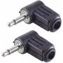 shiverpeaks BS51100-W2 Kabelverbinder 3.5 mm Schwarz Stecker 2 Stück