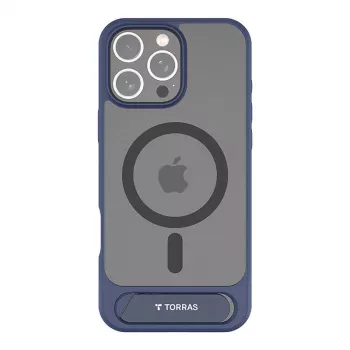 Torras Pstand Series Hülle für iPhone 16 Pro — Blau, schlank, leichte Schutzhülle