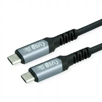 USB-Kabel VALUE 11.99.9087 USB4 Gen 2x2 2 m USB C Schwarz