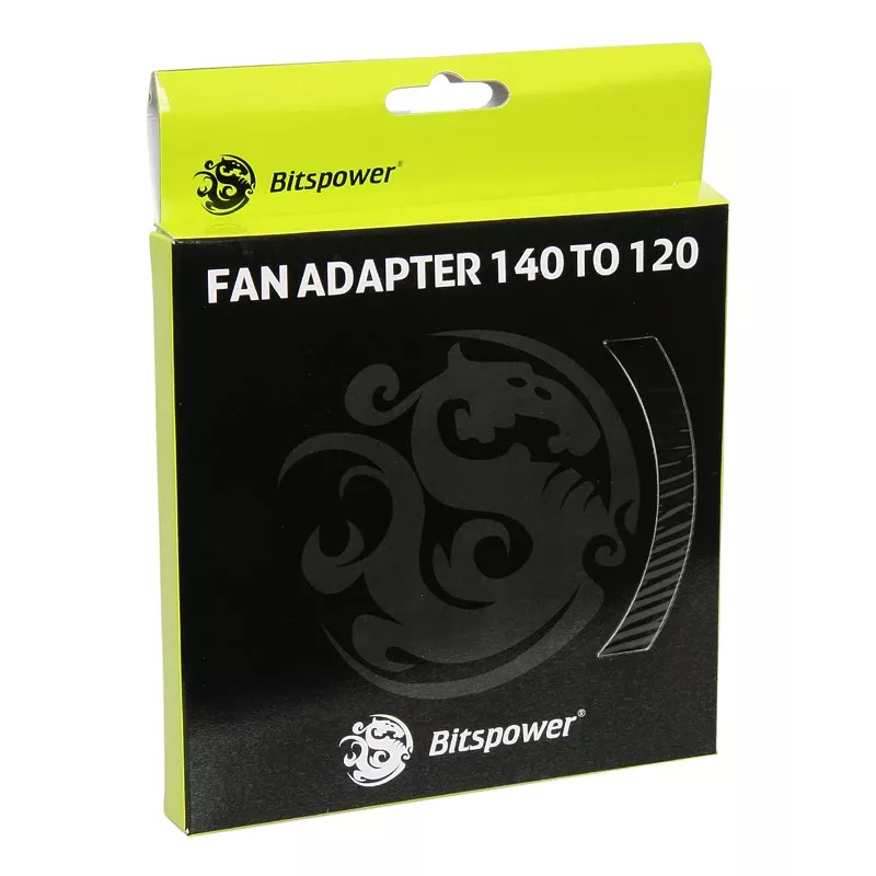 Montageset BitsPower BP-FA140120-BK für 140-mm-Lüfter, schwarz