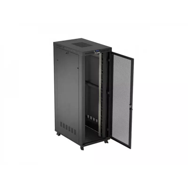 Rack-Schrank LANBERG FF01-8247-23BL 47U freistehender Schrank, 2343×800×1200 mm, IP20, 165 kg, 1200 kg Last