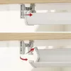 Maclean Kabel-/Steckdosenleisten-Organizer unter dem Schreibtisch, max. Belastung 5 kg, weiß, MC-106 W