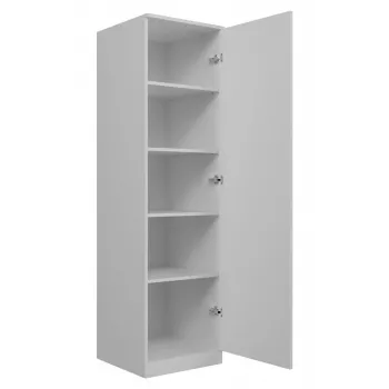 Kleiderschrank Top e Shop SD-50 BI mit 5 Einlegeböden, 1 Tür, weißem Rahmen