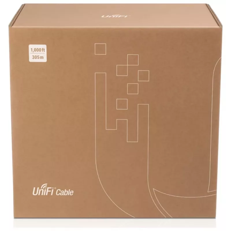 Netzwerkkabel Ubiquiti U-Cable-C6-CMP U/UTP Cat6 305m Weiß