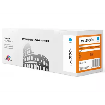 Toner für OKI C310 TO-C310CN Cyan 100% neu