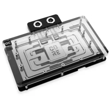 Backplate Alphacool 10259 Aluminium Chrom Kupfer Schwarz 153,3 mm