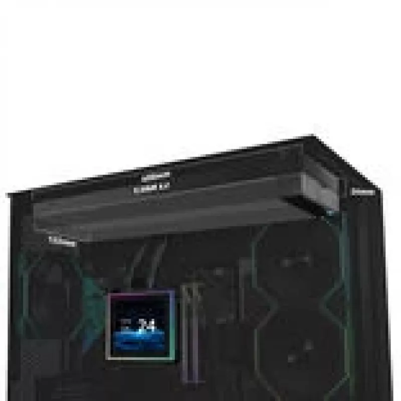 AiO Flüssigkeitskühler Lian Li HydroShift II LCD-S 360mm — RGB LCD-Display, ohne Lüfter