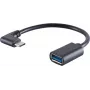 USB-Kabel S/CONN 13-30010 USB 3.2 Gen 1 0,1 m USB C USB A Schwarz