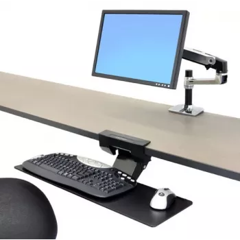 Untertisch-Tastaturarm Ergotron Neo-Flex 97-582-009 Schwarz