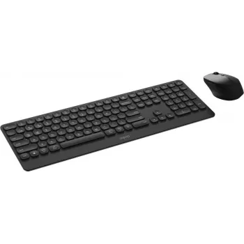 Tastatur-Maus-Set RAPOO 9390M — kabelloses kompaktes Design, Kombi-Set