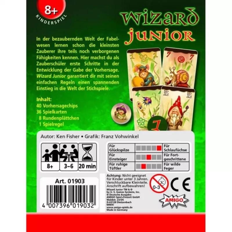Wizard Junior, Kartenspiel