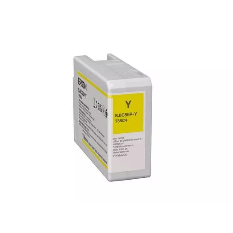 Tintenpatrone Epson SJIC55(Y) für ColorWorks CW-D6500/D6000 Gelb