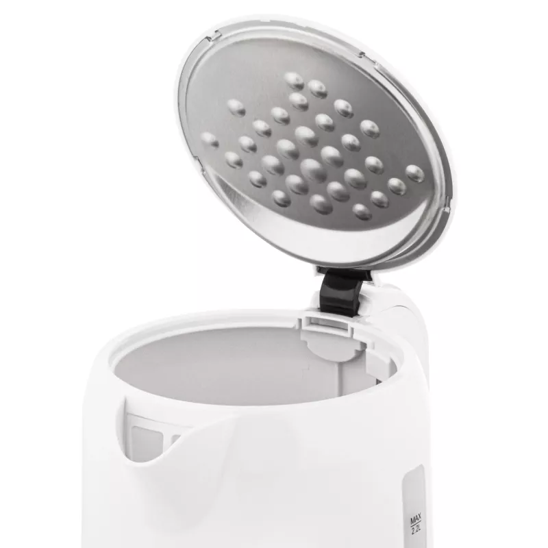 Adler Wasserkocher | AD 1386 | Elektrisch | 1850 W | 2,2 L | Kunststoff | 360°-Drehsockel | Weiß