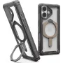 UAG Urban Armor Gear Plasma XTE MagSafe Kickstand Hülle | Apple iPhone 17 | ash (transparent)/titan | 114526113136 (114526113136)