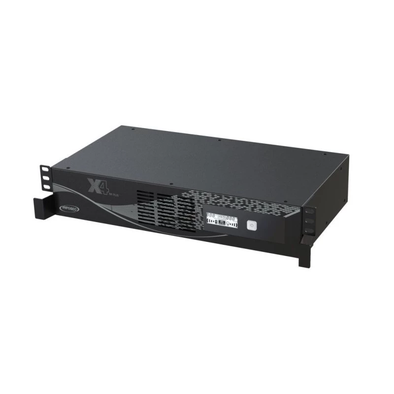Unterbrechungsfreie Stromversorgung USV Infosec X4 1000 RM Plus 1 kVA 600 W 10 AC-Ausgänge