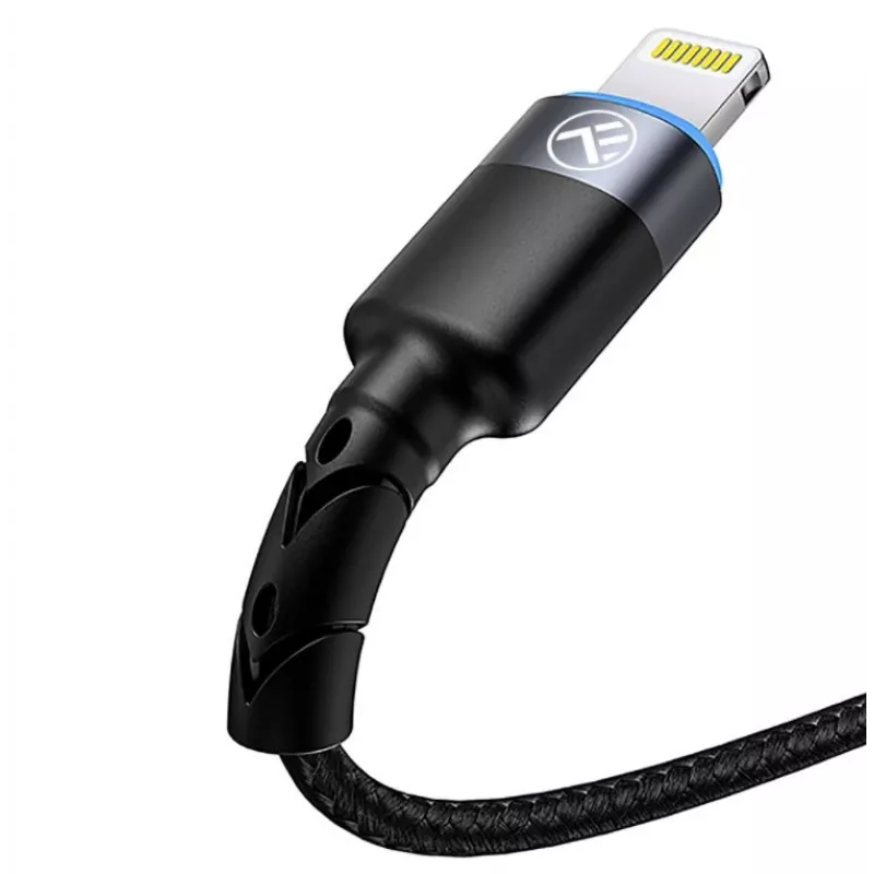USB-auf-Lightning-Datenkabel Tellur 1,2 m Nylon geflochten schwarz