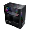 Gehäuse | GOLDEN TIGER | Unterstützte Motherboard-Formfaktoren ATX/micro ATX | Schwarz | Midi Tower | Buffalo M730i | BUFFALOM730I