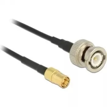 DELOCK Antennenkabel BNC-Stecker > SMB-Stecker RG-174 2 m