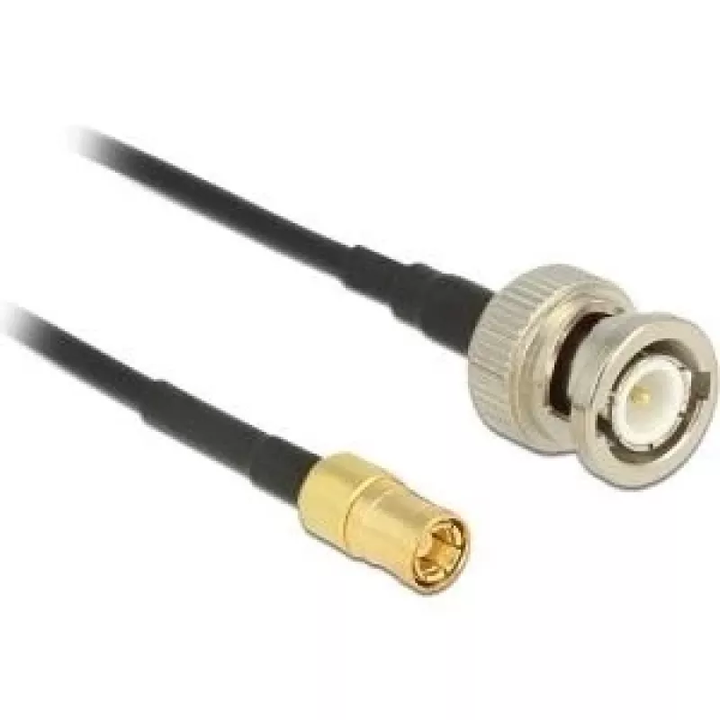 DELOCK Antennenkabel BNC-Stecker > SMB-Stecker RG-174 2 m