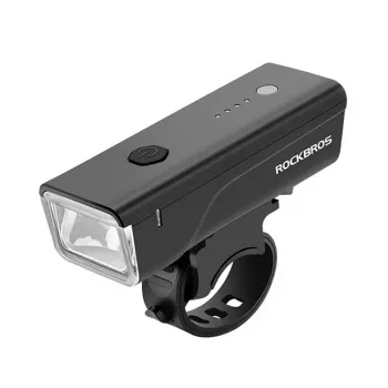 Rockbros Fahrradlicht + USB-C - USB-A Kabel 260 lm Schwarz