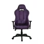 Gaming-Stuhl Arozzi Torretta SoftFabric Lila – ergonomisches Design, verstellbare Armlehnen, neigbare Rückenlehne