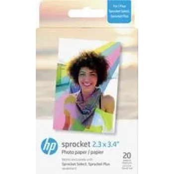 Fotopapier HP Sprocket Plus 5,8 x 8,6 cm (20 Blatt) für mobiles Sofortdrucken