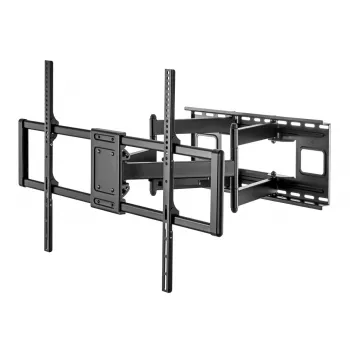 Maclean MC-482 TV-Wandhalterung für 60-120 Zoll flache und gebogene Fernseher bis max. 120 kg, VESA 900x600, schwenkbar, neigbar und drehbar, universelle TV-Halterung