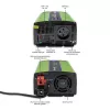Auto-Wechselrichter Qoltec Monolith 600 W Grün 12 V