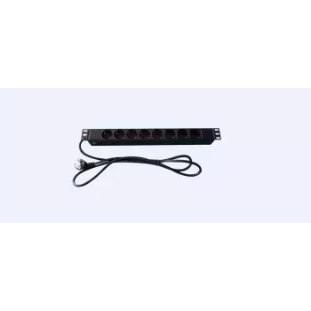 Microconnect CABINETACC23 Stromverteilereinheit (PDU) 8 AC-Ausgänge 1U Schwarz