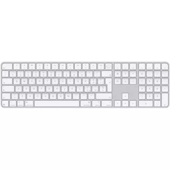 APPLE Magic Tastatur mit Touch ID und Ziffernblock für Mac Modelle mit Apple Silicon – Italienisch – Weiße Tasten