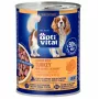 OptiVital Dose - saftige adulte Hundefutterstücke mit Truthahn in Sauce 415g