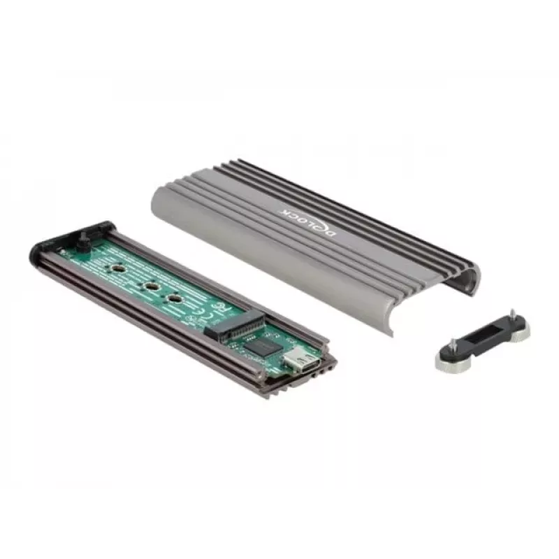 SSD-Gehäuse DeLOCK 42001 Silber M.2